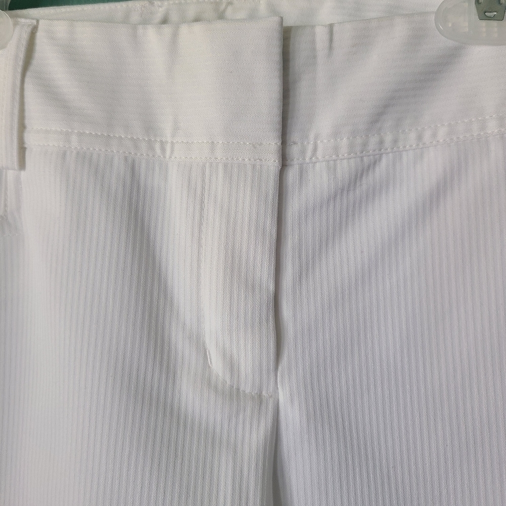 Express Design Studio White Cropped Trouser Size 8 - Picture 3 of 7